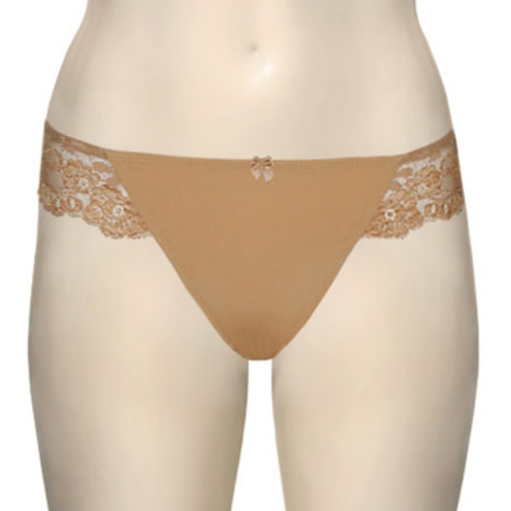 NWT Le Mystere Francesca Thong Le Mystere 334 Nude